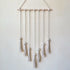 Hanging Photo Display Wall Decor - Handwoven Boho Picture Collage Decor Hanger with 8Wooden Clips & Cotton String Holder Organizer for Bedroom, Living Room, Home, Dorm, Gift