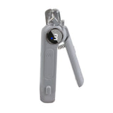 2-in-1 Dog Nail Clippers & Grinder with Light, Quiet Electric Pet Nail Trimmer for Large Medium Small Dogs & Cats, Rechargeable, Splash Guard & Safety Lock, Painless Grooming Tool (Grey)