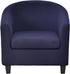 2-piece chair cover, telescopic chair cover, soft armrest chair cover, detachable furniture protector, living room armrest chair cover, navy blue