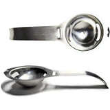2pcs Egg separators, egg white and yolk separator, stainless steel, health and safety, separator, kitchen gadgets,egg separator for raw eggs（304 Stainless Steel ）