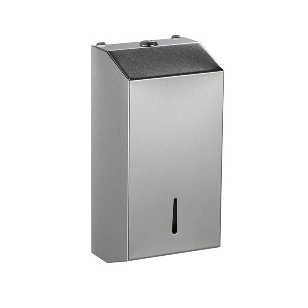 Paper Towel Dispenser - 304 Grade Stainless Steel, Wall Mounted, High Capacity Dispenser for Commercial Bathrooms, Restrooms