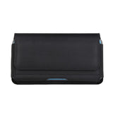 Rugged Oxford cloth Cell Phone Holster Belt Loop Pouch Holder Belt Case , men's waist cover（5.5/6.7in Black）