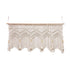 Kitchen Curtains 120*55cm Farmhouse Boho Curtains with Tassels for Bedroom, Livingroom, Bathroom Windows（Without wooden sticks）