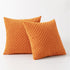 Throw Pillow Covers 18*18Set of 2 Fall Pillow Covers, Decorative Throw Pillows for Couch, Bed, and Home Decor（tangerine orange）