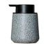 Liquid Soap Dispenser with Easy-to-Press Pump, 250ML  Refillable Hand Soap Dispenser with Extended Spout for Bathroom Kitchen Dish Lotion, Modern Stone Texture (Marble pattern - dark gray)