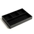 Desktop Glove Box, Nightstand or Dresser Organizer, Entry Table Organizer, Dresser Storage Box, Leather Drawer Storage Decorative Trays. (Black)