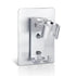2pcs Strong Adhesive Shower Head Holder  Adjustable Shower Wand Holder,Handheld Shower Head Wall Mount Bracket with 2 Hanger Hooks,