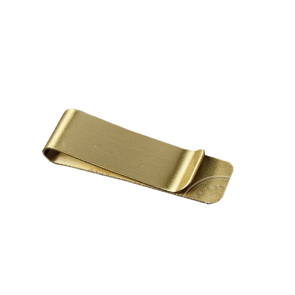 Metal Brass Money Cash Clip Slim Credit Card Holder Banknote Wallet for Man Women Lightweight Pocket Money Clips 4Pack