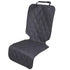 Dog Front Seat Cover  Car Seat Protector for Dog, Car Cover for Pet, Front Single Bucket Captain Chair Protector, Standard, Black, 1Pack