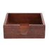 Cocktail paper napkin holder square, wooden flat napkin tray, cocktail napkins for kitchen decoration, restaurant countertop bar accessories 14x14x5cm