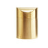 Stainless Steel Trash Can with Swing Lid, Mini Countertop Trash Bin Bathroom, Golden Desktop Garbage Cans Tiny Kitchen Waste Bins with Trash Bag