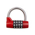 2pcs Gym Locker Lock 4 Digit Combination Lock for Locker for School Gym Lock for Sports, Toolbox, Case, Hasp Storage (Red)