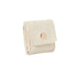 2pcs Mini Travel Jewelry Bag, Mini Travel Jewelry Roll Bag with Buckle, Portable Foldable Multifunctional Jewelry Travels Pouch for Earrings, Rings, Necklaces (White)