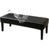 Waterproof Dining Bench Cover, Washable Durable Bench Covers Slipcover, Rectangle Bench Seat Covers for Dining Room Living Room Kitchen(Black)