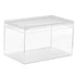 Reptile Terrarium Enclosure  Acrylic Tarantula Breeding Box Magnetic Hermit Crab Habitat Tank Transparent Jumping Spider Cage for Insect Snail Amphibians Sling Isopods（20*15*10cm）
