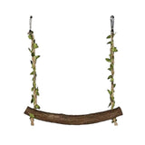 2pcs Swing Chicken Toy Perch Chicken Stand Bird Chew Toy for Birds Parrots Training Stand Holder Bird Toy Chickens and Parrots Bird Swings Birdcage Accessories（small size）