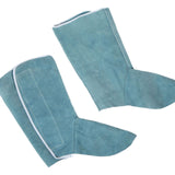 1Pair Cowhide Leather Welding Spats,Leather Shoe Protector Covers,Welded Flame Resistant Protector Shoe Covers,Foot Safety Protection Covers