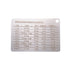 2pcs Measurement Conversion Chart Refrigerator Magnet,Stainless Steel Measure Equivalents Conversions for Cups, Tablespoons, Teaspoons, Fluid Oz and Milliliters
