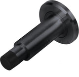 Door Stoppers - Heavy-Duty Adjustable Stoppers for Bottom, Top, and Wall of Door – Anti Break-in 304 Stainless Steel Door Stops with Rubber Buffers(Black)