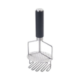 Stainless Steel Potato Masher, Double-Layer Design for Easy Mashing, Perfect for Potatoes, Avocado & Ground Beef, Durable Meat Smasher & Hamburger Tool（TPR handle）