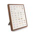 Ring Display Stand - 50 Slots Shaped  Jewelry Tray Ring Board Earrings Organizer , jewelry storage Black walnut wood color（Only includes display racks）