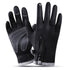 Sport Gloves, Winter Gloves, Ultimate Waterproof & Windproof Thermal Non-Slip Gloves, Mens Comfortable Warm Touch Glove（Black M）