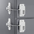 Heavy Duty Combination Refrigerator Lock (2 Pack) - Cabinet Locks Baby Proofing, No Drilling Adhesive Fridge Locks, for Fridge, Cabinets, Drawers, Window and Child Safety Cabinet Lock（white）