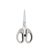 2pcs Glittering scissors - stainless steel cute white scissors sharp blade Paper Cuttings tool, suitable for school, family and handicraft