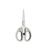 2pcs Glittering scissors - stainless steel cute white scissors sharp blade Paper Cuttings tool, suitable for school, family and handicraft