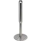 Potato Masher Stainless Steel, Sturdy Mashed Potato Masher Kitchen Tool, Solid Integrated Potatoes Smasher for Beans, Avocados, Squash, Dishwasher Safe（304 sanding）