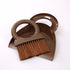 The  Mini Table Dustpan and Brush, Clean Crumbs and Dirt of Tablecloths, Desks and Dining Room Tables, Comfortable Handle,  Table Accessories (Coffee)