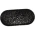 oval black ceramic tray for bathroom vanity, solid stone perfume dispenser and decorative kitchen countertop tray