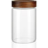 440ml food storage jar, premium transparent container jar, kitchen coffee jar, tea jar, biscuit jar, nut jar, spice jar, candy jar, overnight oatmeal jar (medium)