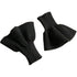 Two pairs Knitted yarn cuffs for autumn and winter, warm accessories,  elastic base, decorative fake sleeves(black）
