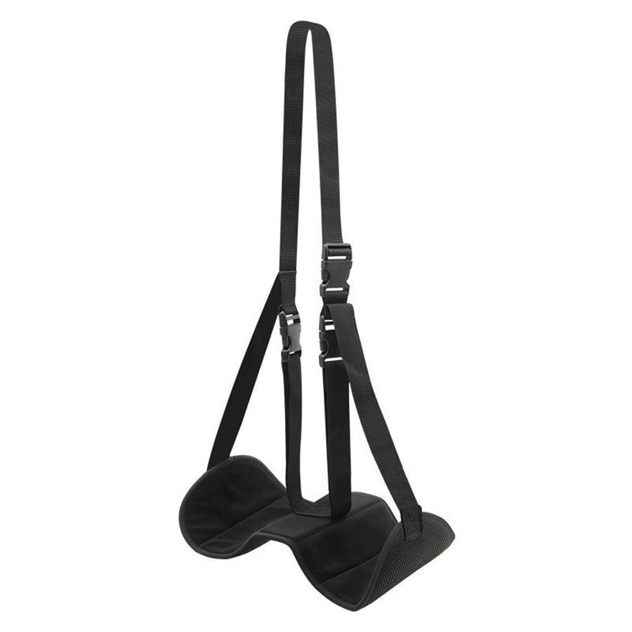 Airplane Foot Hammock - Portable Travel Foot Rest with Adjustable & Detachable Straps for Ergonomic Support on Flights, Cars, Trains, Lightweight & Packable for Long Haul Travel & Office