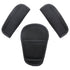 two sets 3 Pieces Shoulder Crotch Pad Compatible with Car Seat Stroller High Chair, Harness & Strap Comfort Cushion （black）