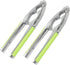 2pcs Nut Crackers Nutcracker for Walnuts, Tool for Nuts, Nut Cracker Kitchen Tool, Sturdy Nutcrackers Opener Tool Walnuts Pecan Nut, Hazelnuts, Almonds Brazil Nuts Or Other Nuts（Green）