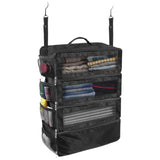 Suitcase Organizer Travel Bags Organizer for Luggage Compression Hanging Packing Cubes for Travel Carry on Closet (Bag Only)black