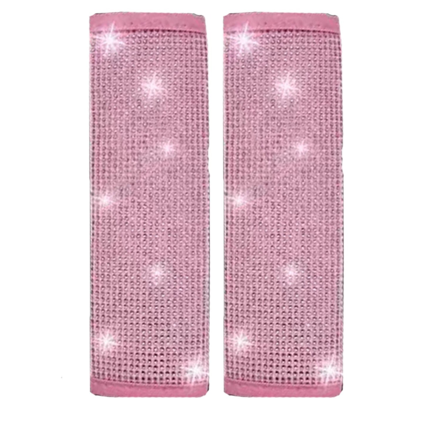 4 pieces of car seat belt covers - women's seat belt shoulder pads, car seat belt shoulder protection glitter powder