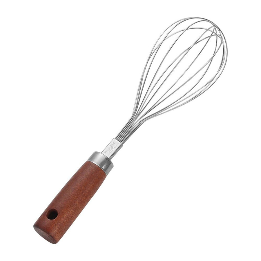 Egg Whisk: Stainless Steel Kitchen Cooking Wire Balloon Wisk,Manual Baking Tool  for Hand Mixing, Blending Sauce (silvery 22*4.5cm)