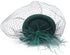 Womens Fascinators Hats Vintage  Hat  Hat Cocktail Tea Party Headwear with Veil for Girls and Women（Green）