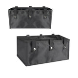 Under Seat Rollator Bag, Large Size Rollator Basket, Under Seat Bag or Tote for Four Wheel Rollator, Walker Underseat Replacement Medical Basket (Black 35*23*15cm）