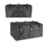 Under Seat Rollator Bag, Large Size Rollator Basket, Under Seat Bag or Tote for Four Wheel Rollator, Walker Underseat Replacement Medical Basket (Black 35*23*15cm）