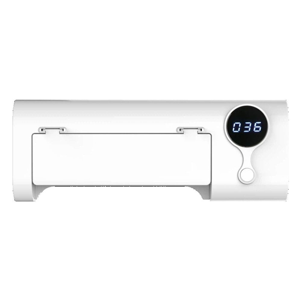 UV Toothbrush Cleaner, Rechargeable Tooth Brush Holder Wall-Mounted for Bathroom, No Drilling, 4 Slots
