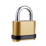 2 pack Heavy Duty Combination Padlock, Large Outdoor Padlock [One-Touch Unlocking] High Security Weatherproof, Design of Hidden Password Suitable for Locker, Home, School, Garage, Gate, Garden