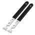 2-in-1 Paver Removal Tool with Hex Wrench, 2 Pcs Set Paver Puller Tool with Double Joint Scraper, Micro-Tooth Groove & Non-Slip Handle for Removing Pavers, Bricks, Blocks & Tightening Hex Nuts