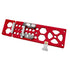 340mm Track Saw Square Right Angle Circular Saw Guide Rail Angle Stop Accessories,Woodworking 90 Degree Track Stop Square Cutting Board (Red)