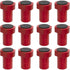12 Pack Bench Dogs, 3/4"（19mm） Bench Dog Clamp with Non-Slip Pads, Aluminum Alloy Workbench for Table, Woodworking, DIY