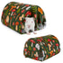 2 pack Guinea Pig Hideout with Curtain and Tunnel - Soft Bed with Cushion - Suitable for Guinea Pig, Hamster, Chinchilla, Bunny - Mushroom