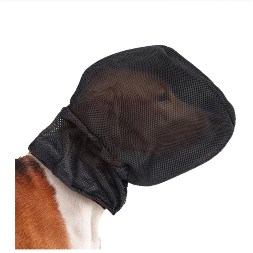 Face shield Mask for Dogs (M), Field Net Guard Dog Protection Hood for Dogs Prevent Thorns Rocks Insects, Dog Face Guard for Hiking, Outdoor Adventures